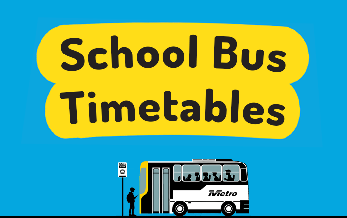 School Bus Timetables